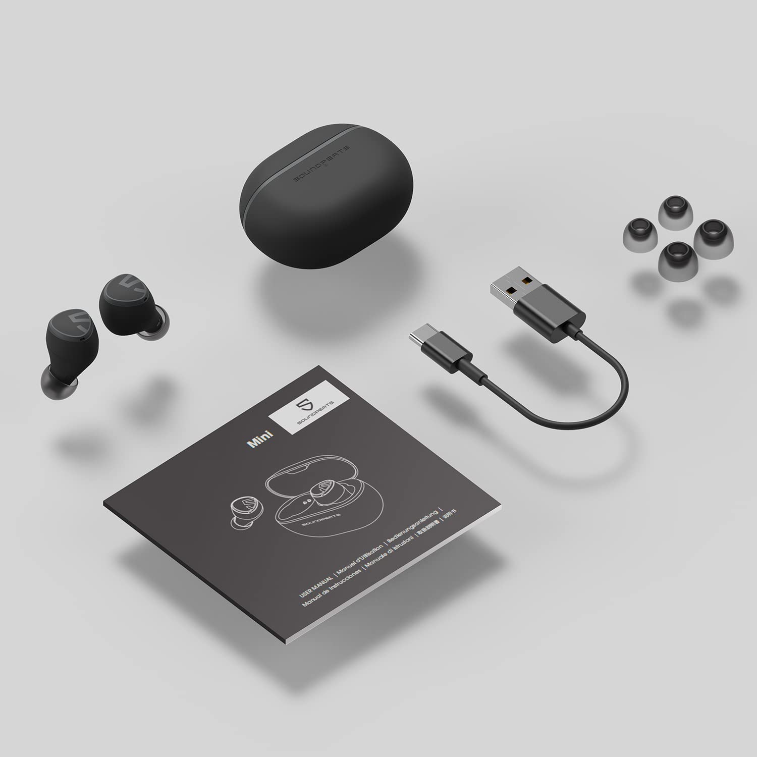 Audifonos SOUNDPEATS Mini Bluetooth 5.2 ANC Ultraligero – Maia Tec